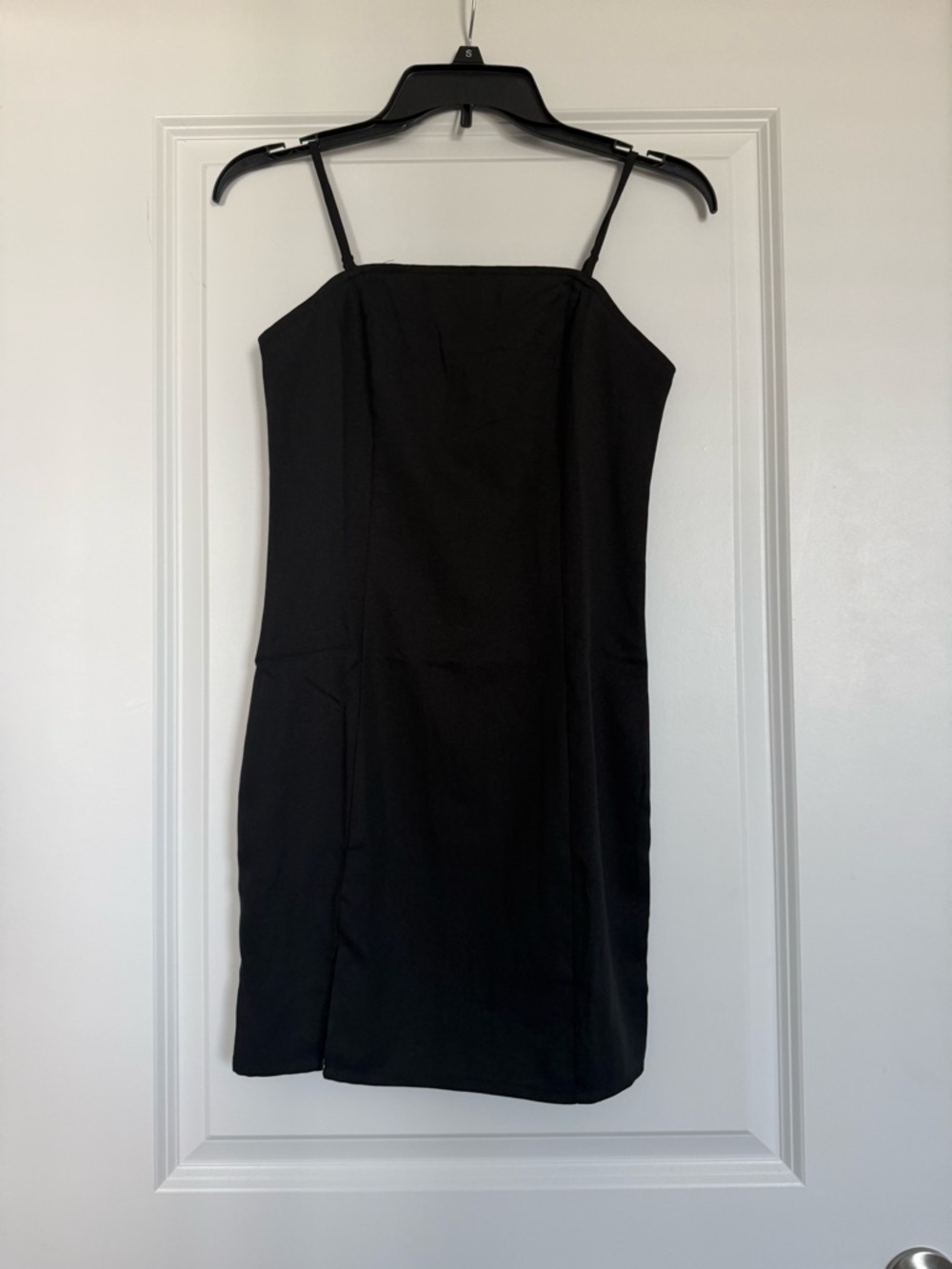 Black Spaghetti Strap Sheath Dress - Brand: